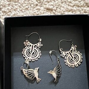 Lot of 3 Pairs of .925 Silver Earrings